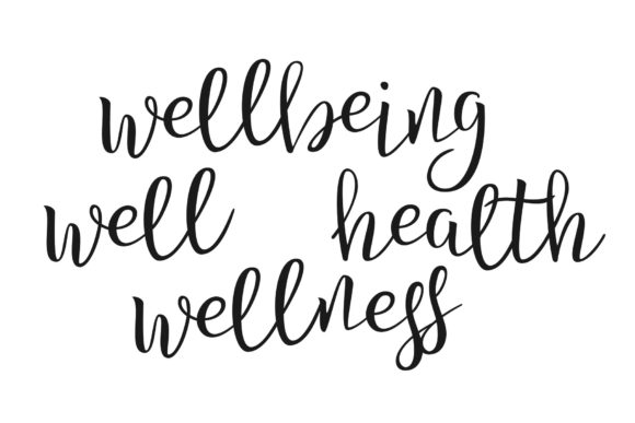 Download Modern Calligraphy Ink of Word Wellbeing - Modern calligraphy Collection