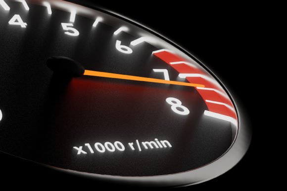 Download Tachometer Needle in the Red Zone - Premium Bundle
